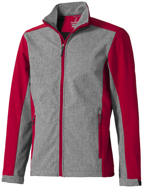 Vesper heren softshell Jack bedrukken met logo