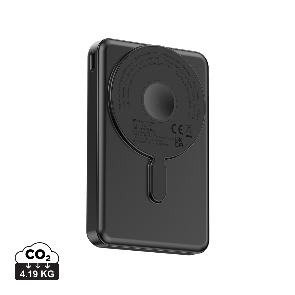 Urban Vitamin Delano 5-in-1 10.000mAh 20WPD magn. powerbank bedrukken met logo