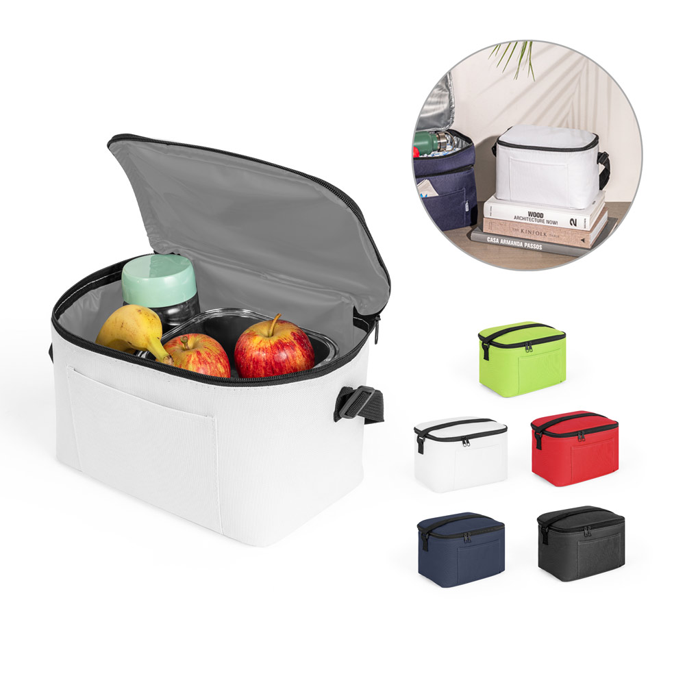 CANCUN. Thermozak in 600D met PEVA interieur 6 L bedrukken met logo