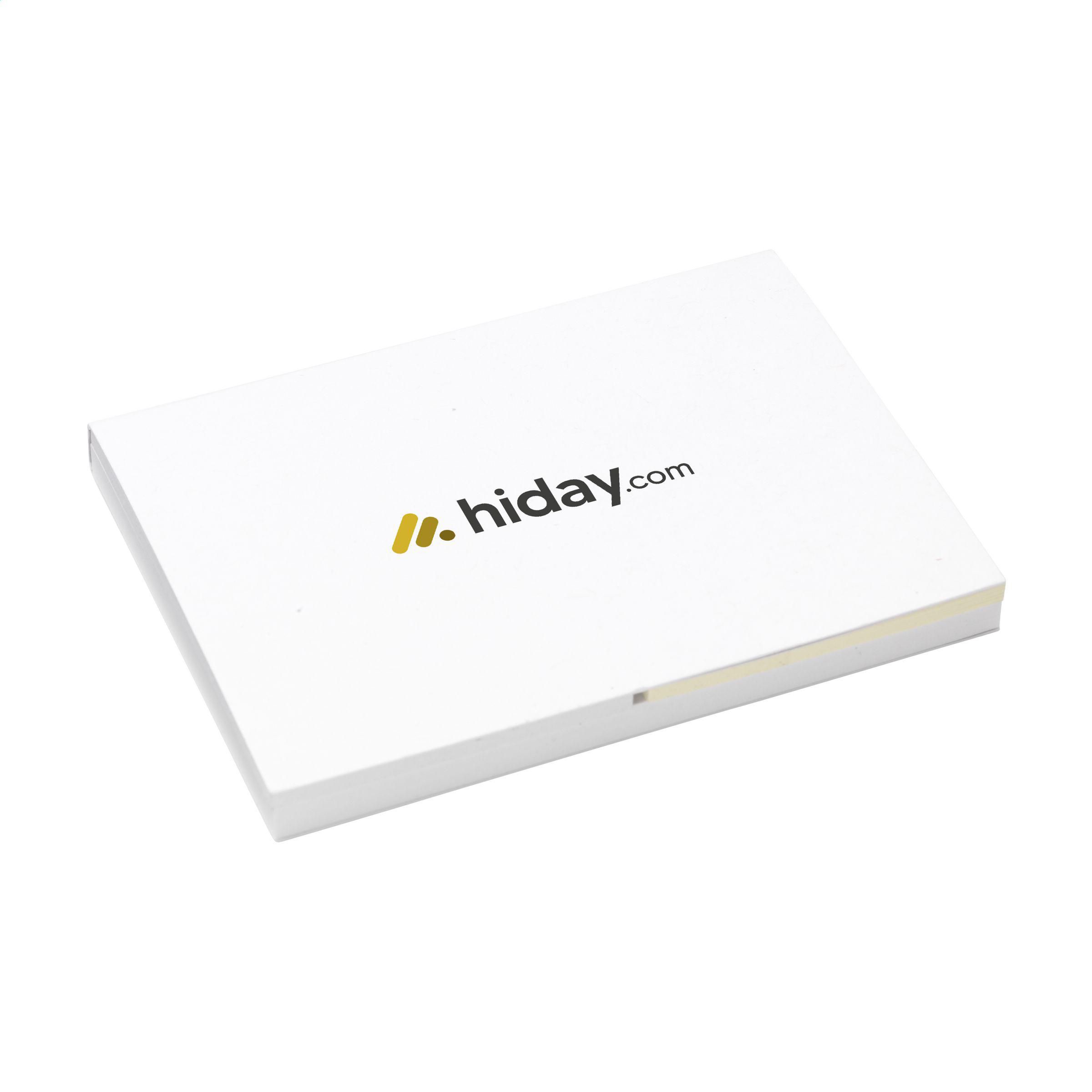 Memo Sticky Notes and Markers Recycled Paper memoblokje bedrukken met logo