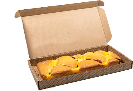 Brievenbus Kersencake bedrukken met logo