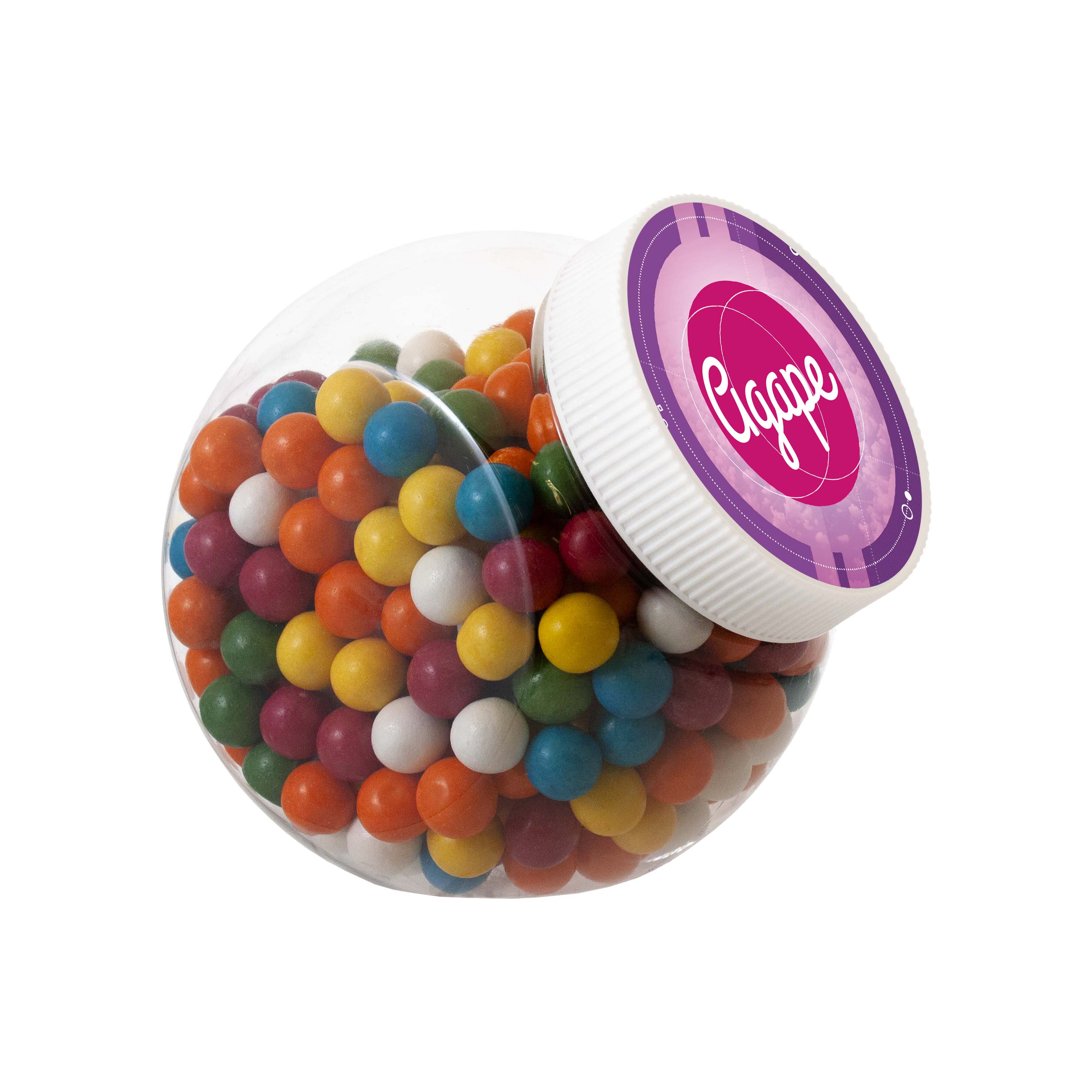 Glazen pot (1 L) bedrukken met logo