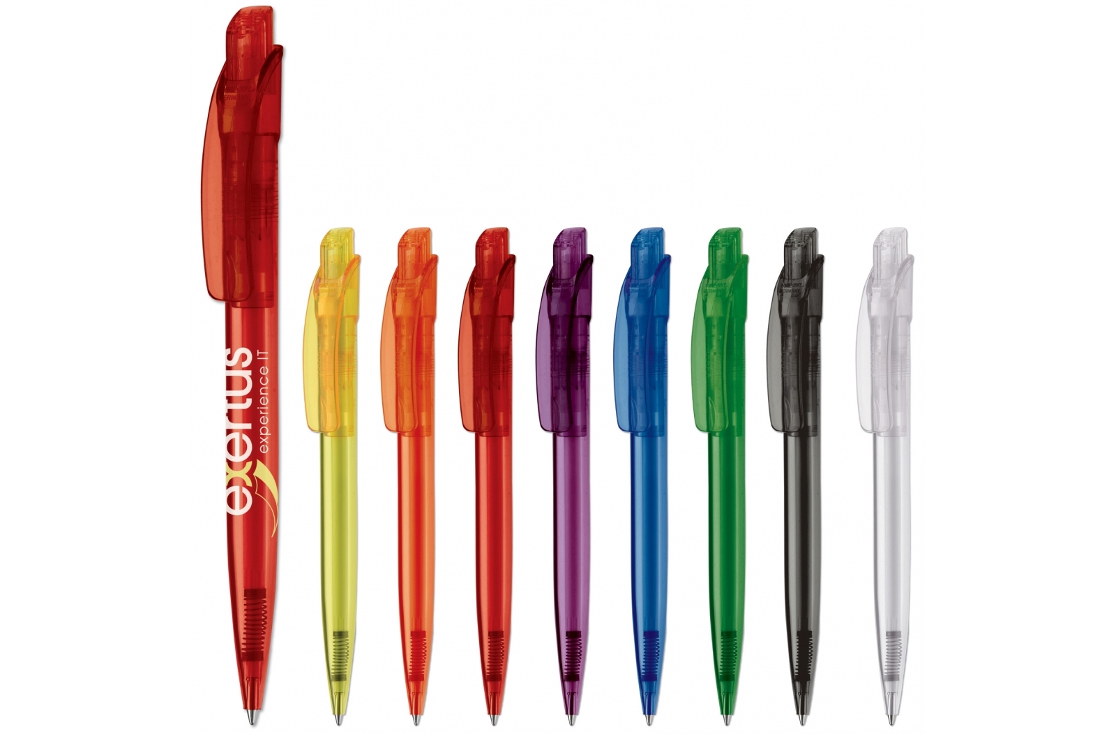 Balpen Bouzon transparant bedrukken met logo