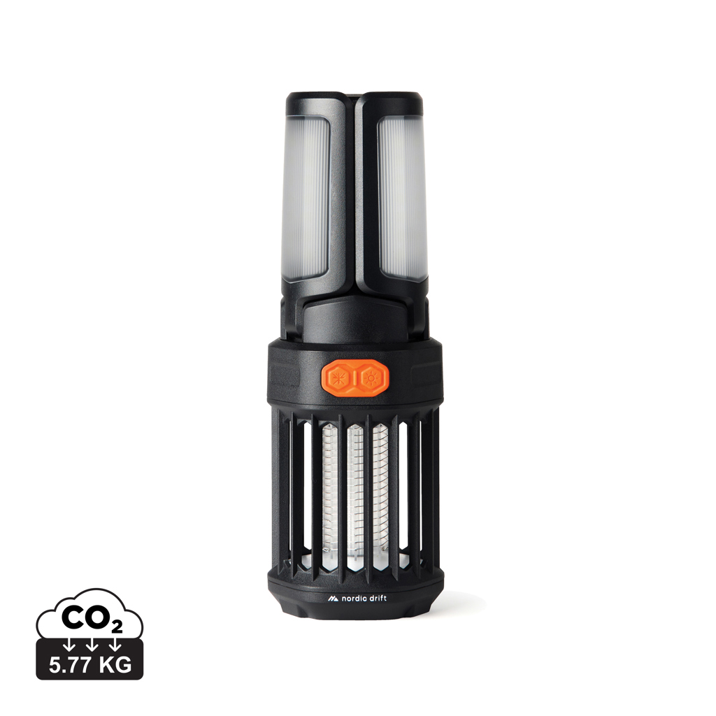 Nordic Drift Titan draagbare muggenwerende campinglamp bedrukken met logo