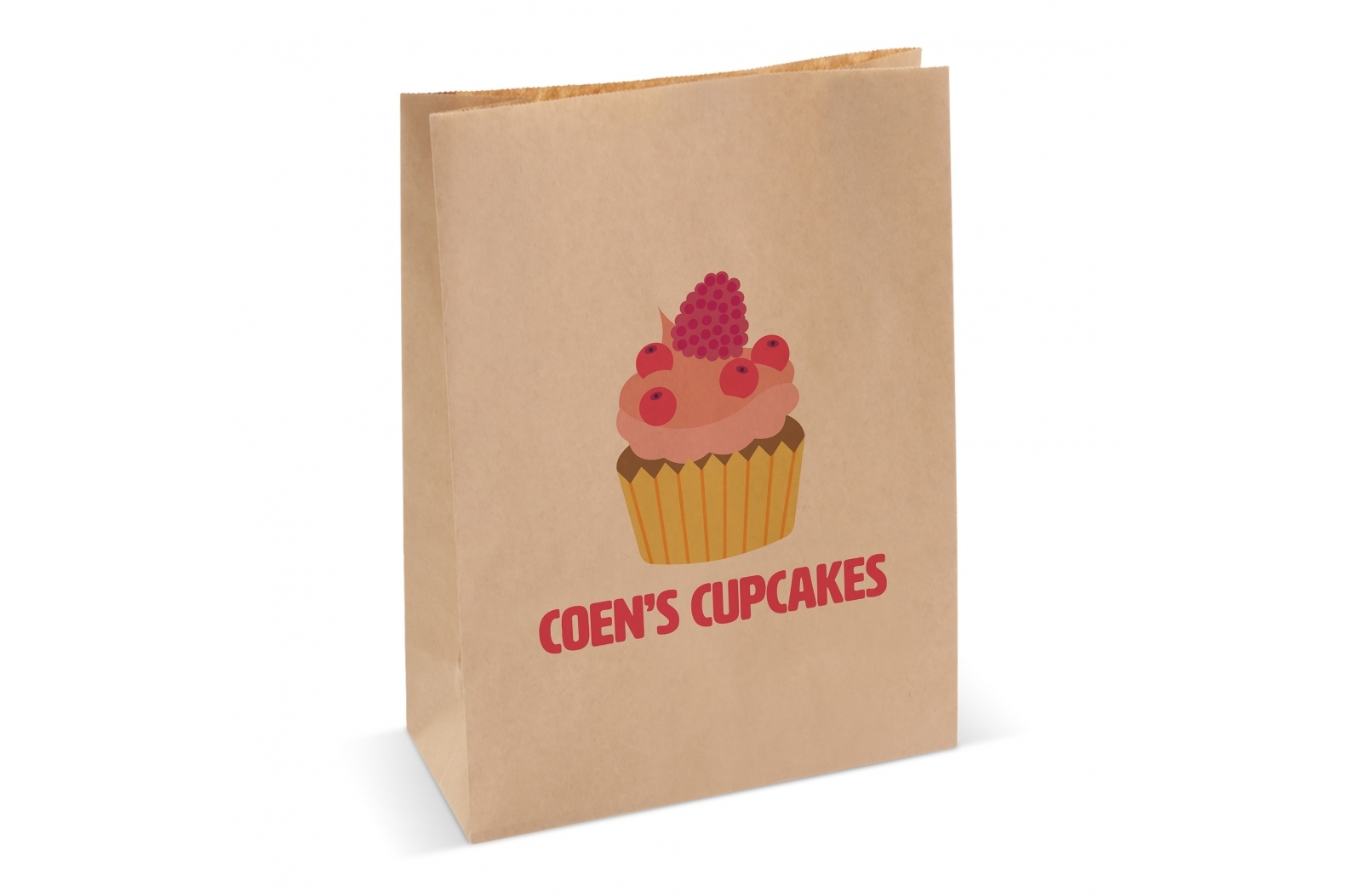 Void Papieren zak 70g/m² 22x10x30cm bedrukken met logo