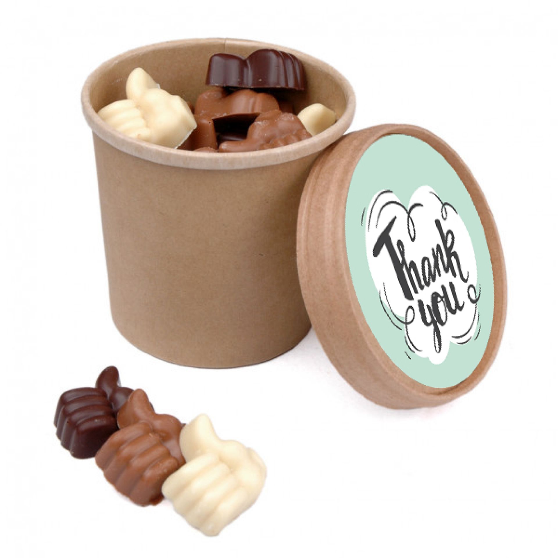 Bio snoepbeker Like medium bedrukken met logo