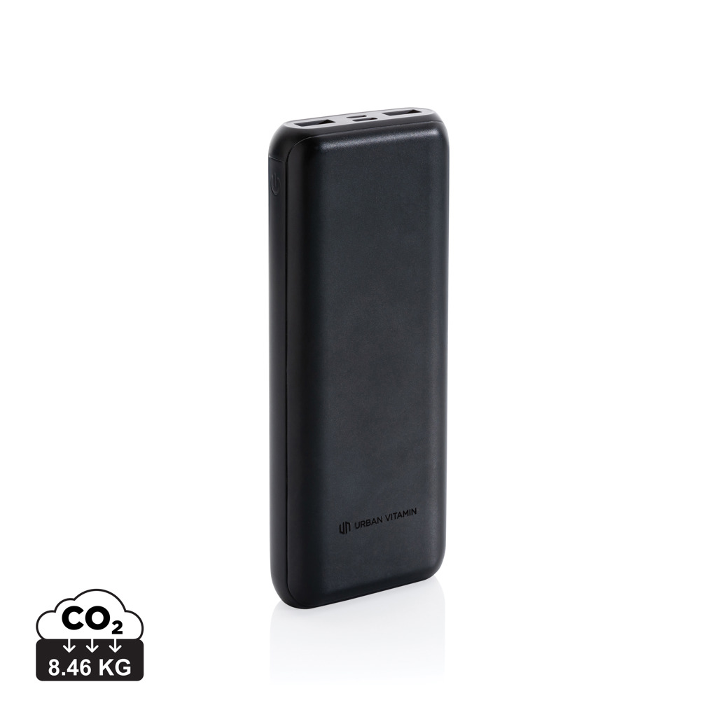 Urban Vitamin Pasadena 20.000 mAh 18W PD powerbank bedrukken met logo