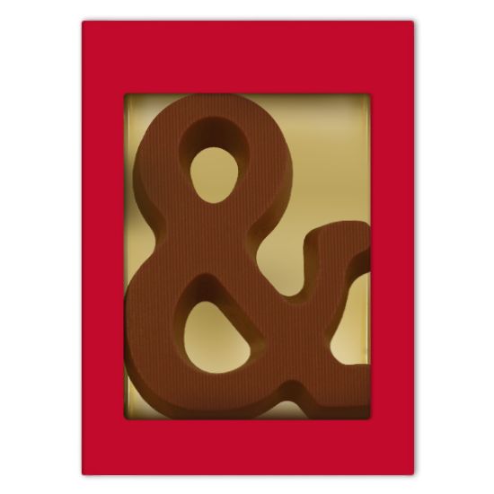 Chocolade symbool & melk (80 gram) bedrukken met logo
