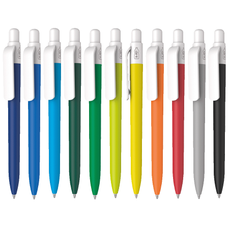 Maxema balpen KIND K1 MATT CB RP gemaakt van gecertificeerd R-PET bedrukken met logo