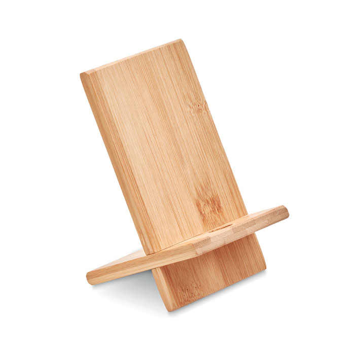 Bamboe telefoonhouder bedrukken met logo