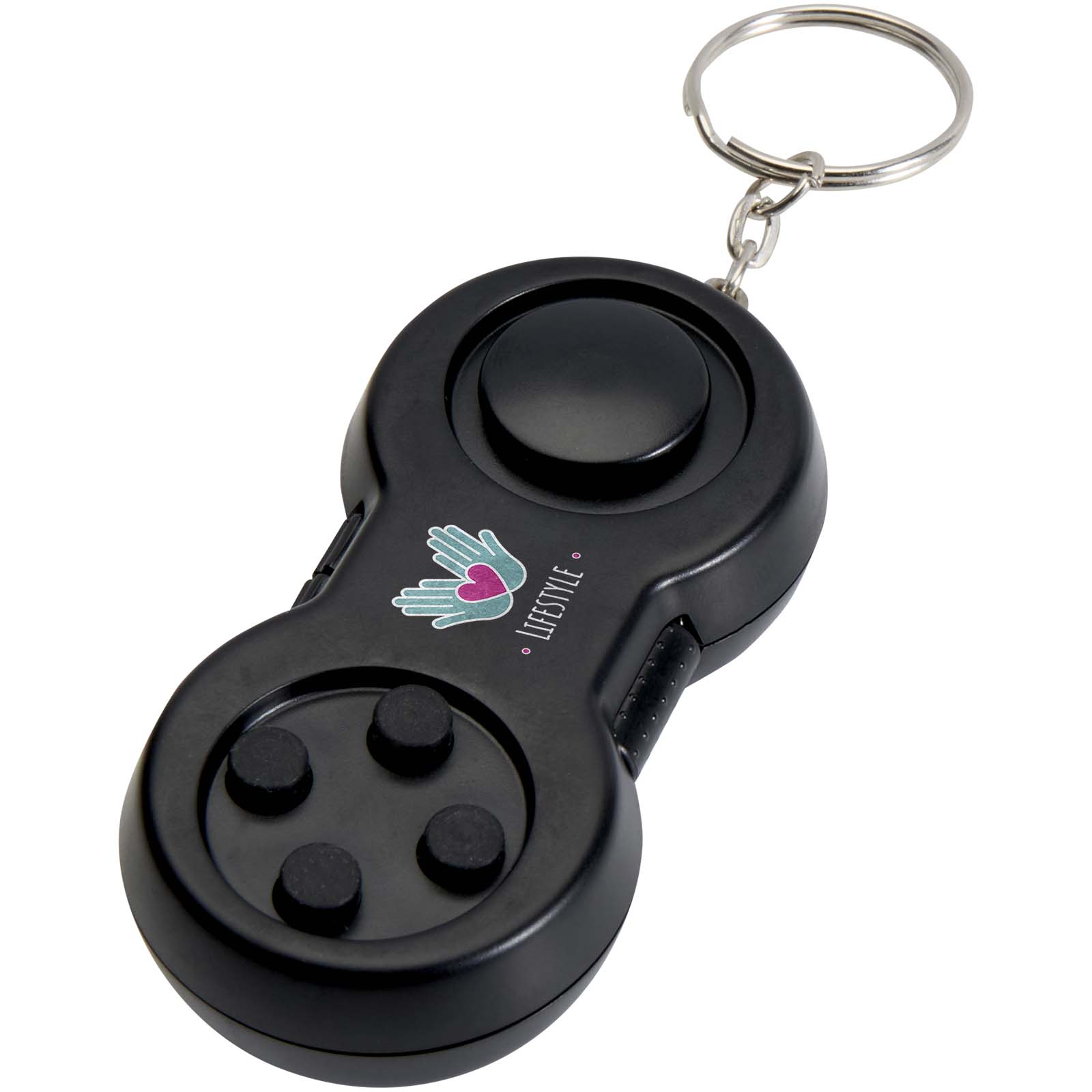 Fidgix controller fidget sleutelhanger bedrukken met logo