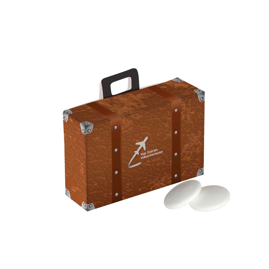 Suitcase imperial mints bedrukken met logo