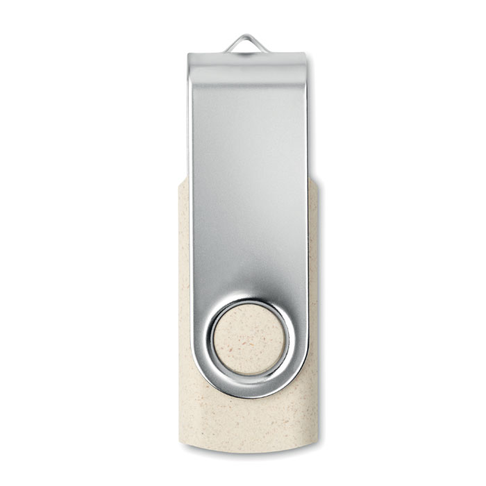 ECO Twist tarwestro USB bedrukken met logo