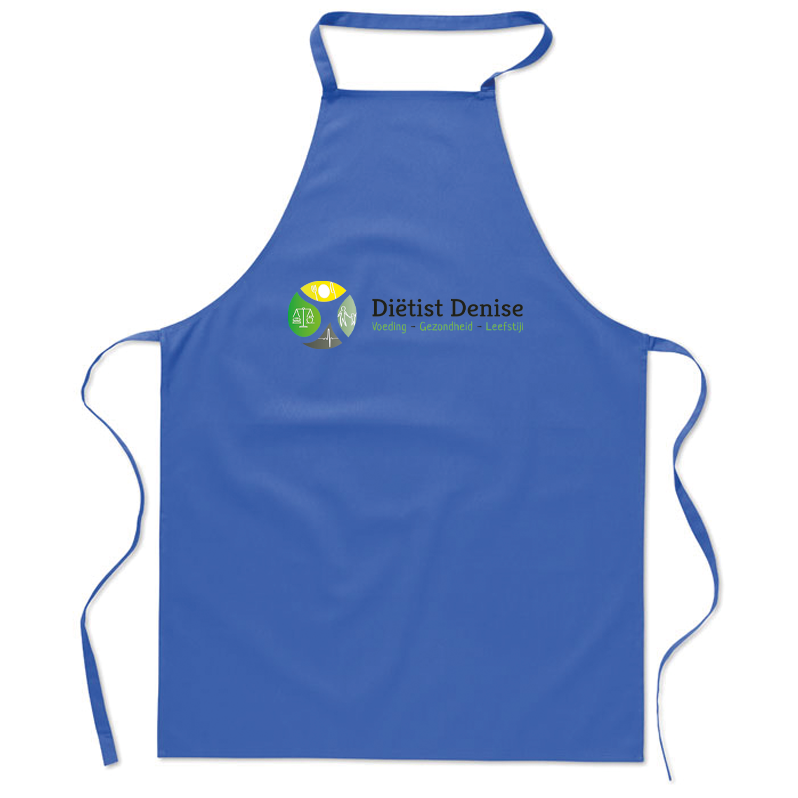 Apron katoenen keukenschort (180 g/m²) bedrukken met logo