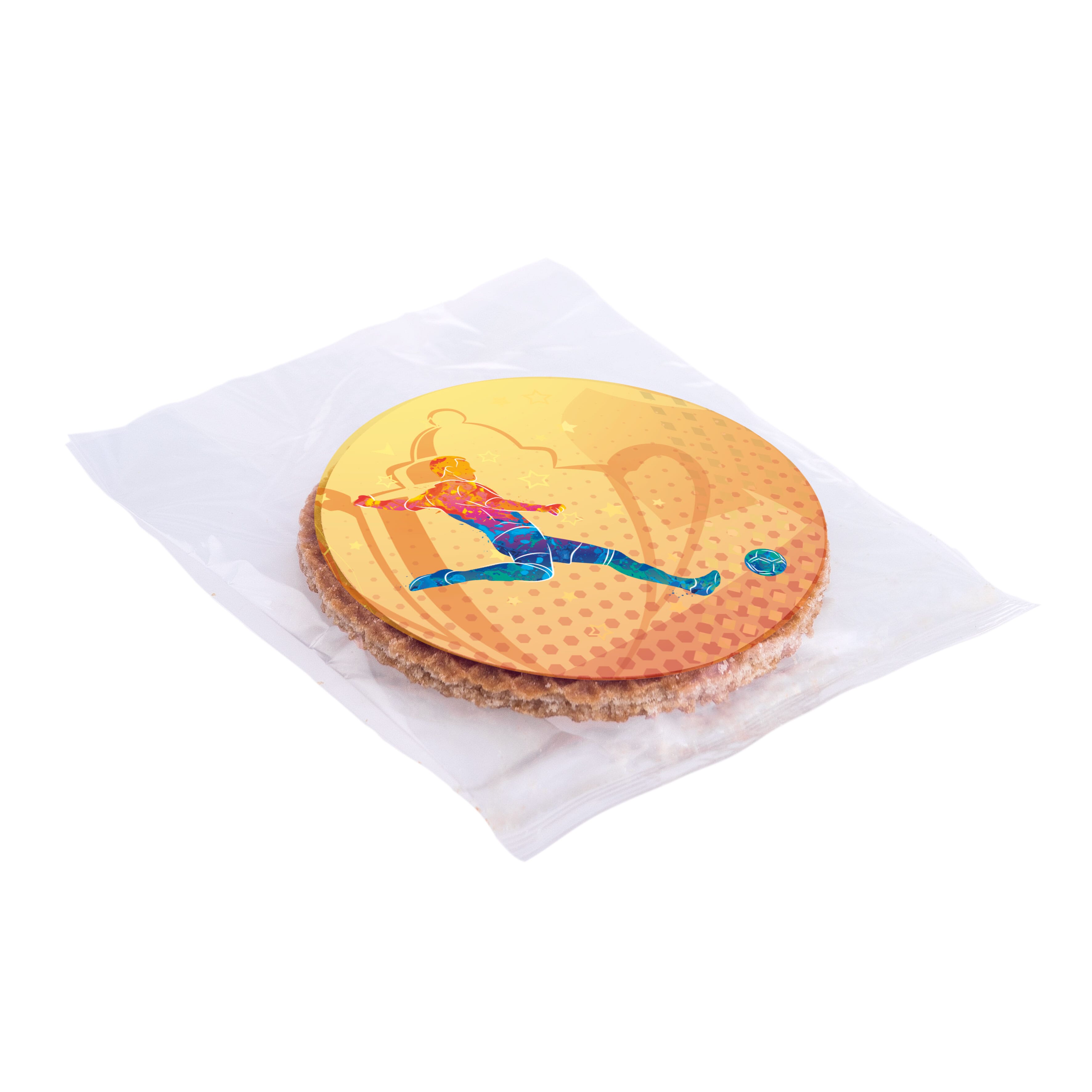 Deliciouse Stroopwafel met etiket bedrukken met logo