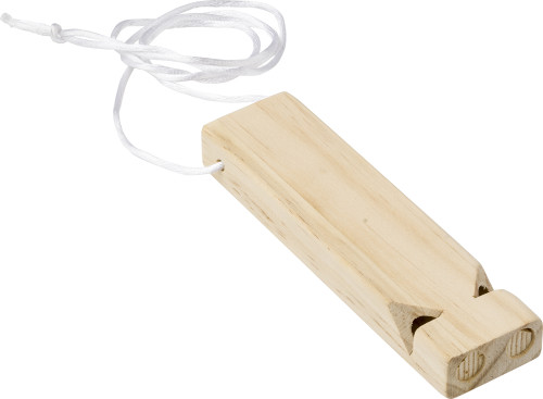 Harper Houten fluitje  bedrukken met logo