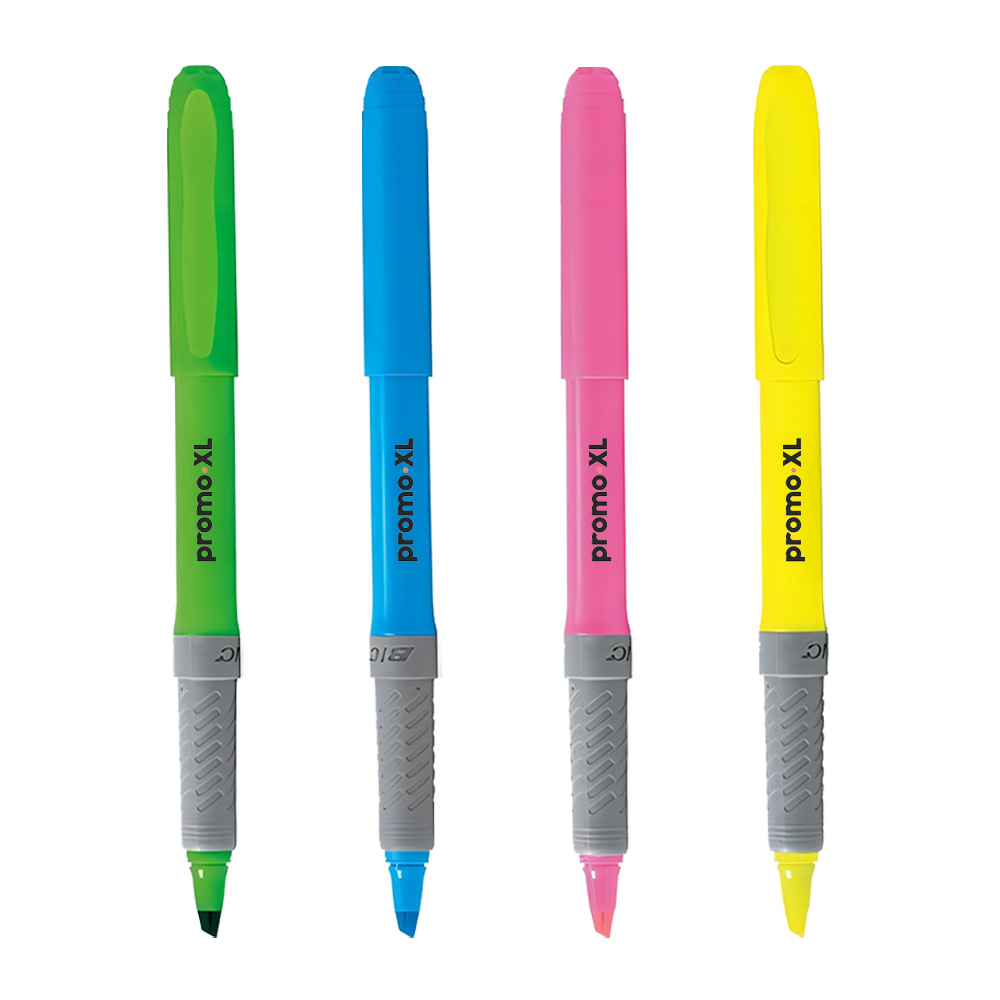 BIC® Brite Liner® Grip Markeerstift bedrukken met logo