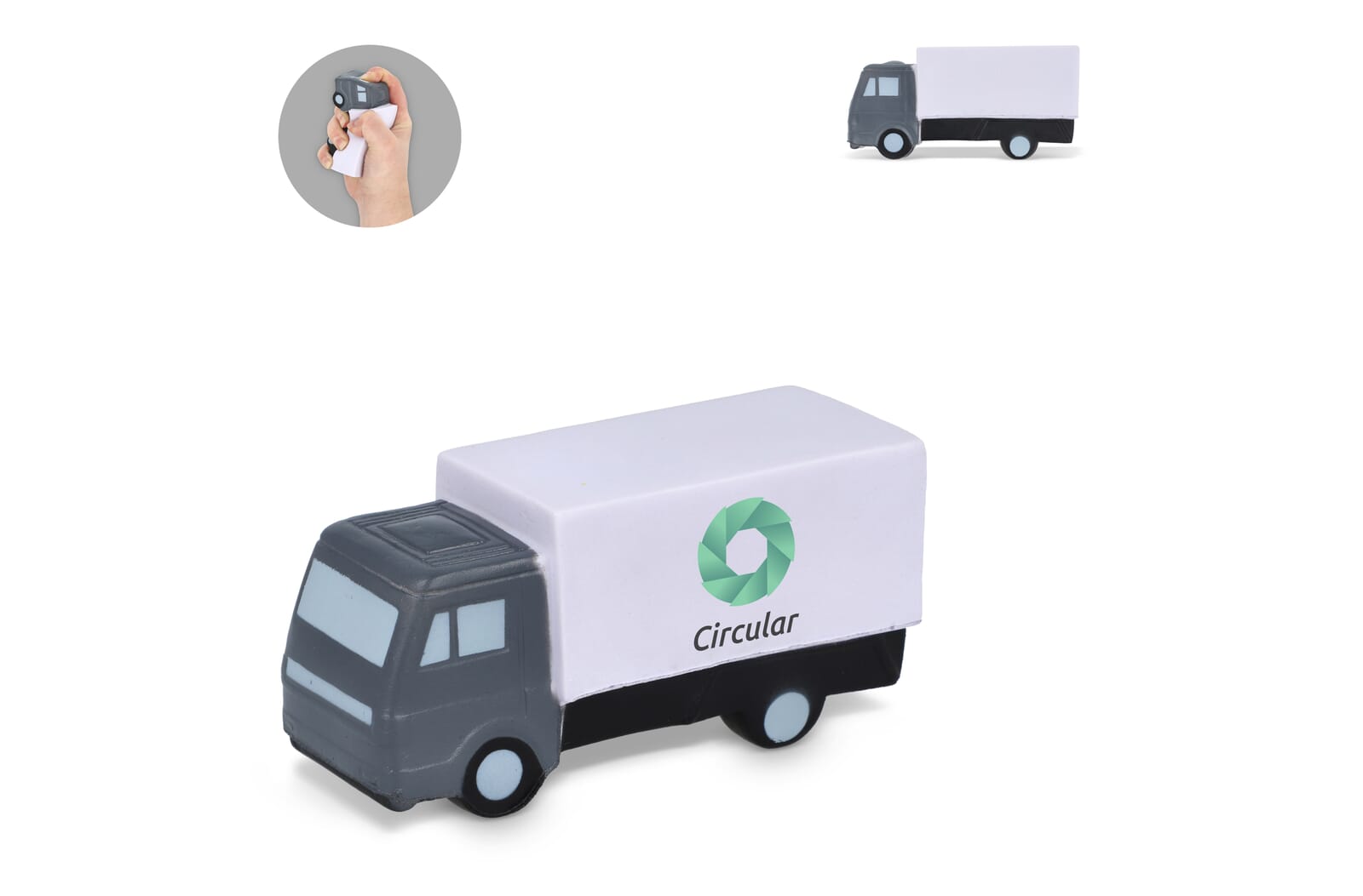 Anti-stress vrachtwagen bedrukken met logo
