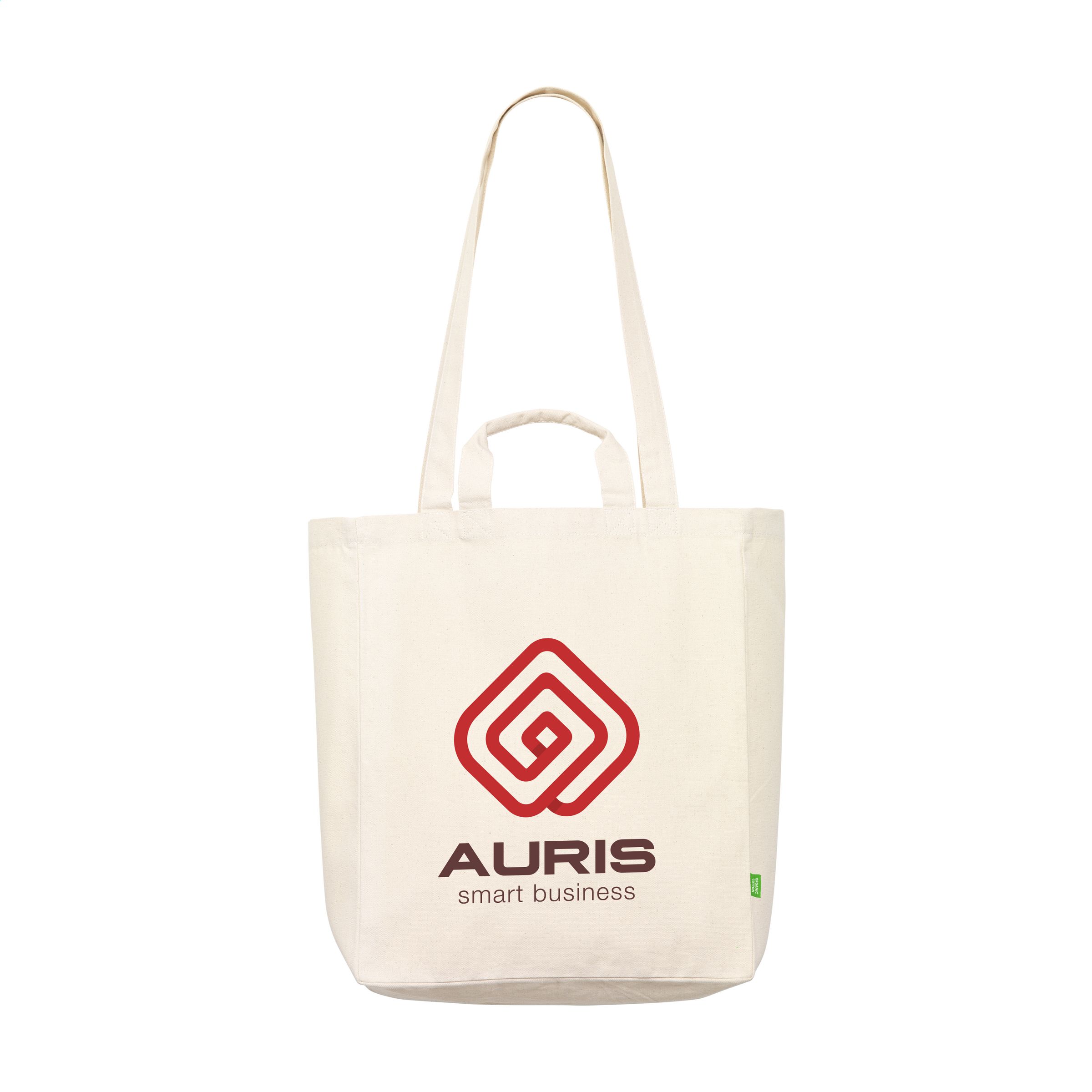 Justify Cotton Canvas Tote Bag (280 g/m²) winkeltas bedrukken met logo