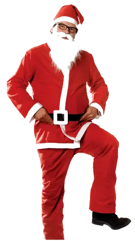 Kerstmanpak bedrukken met logo