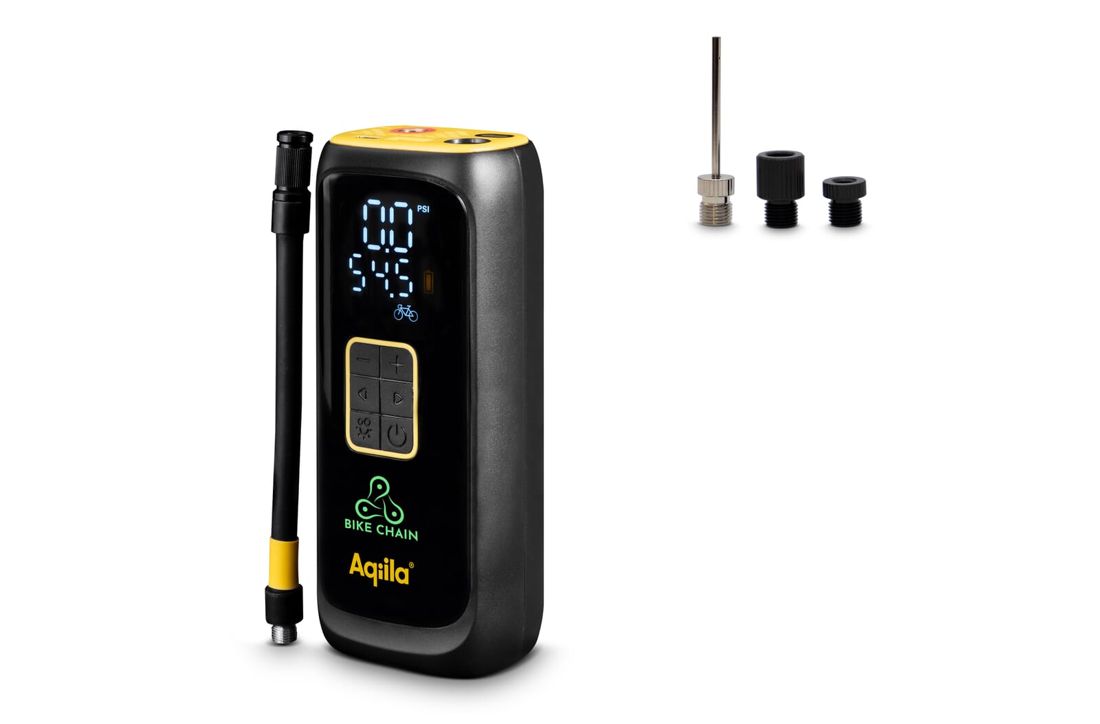 Aqiila Airbird C4 draagbare compressor bedrukken met logo