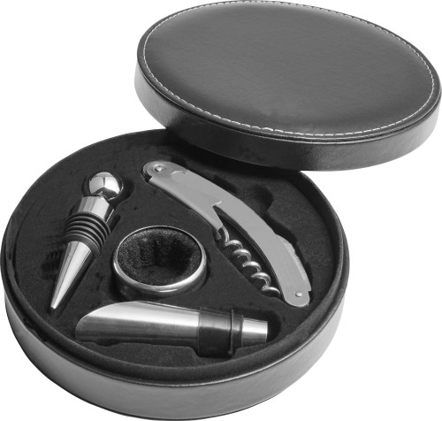 Galilea RVS wijn set bedrukken met logo