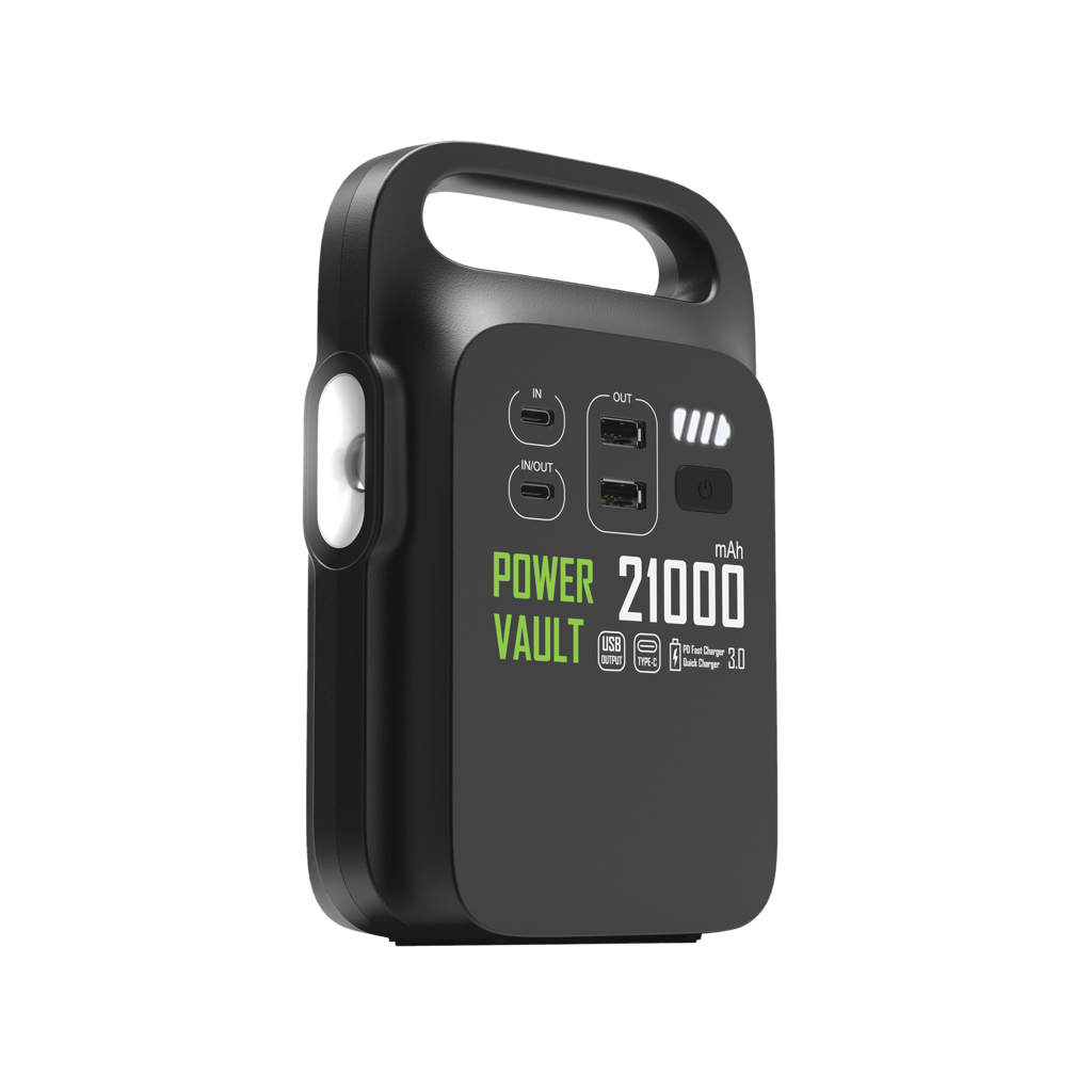 Power Vault RCS gerecycled plastic 21.000 mah power station bedrukken met logo