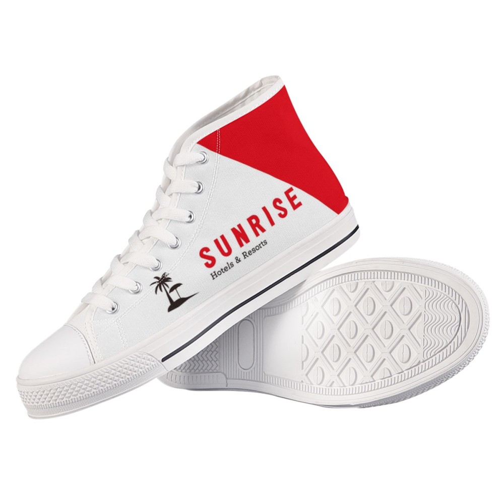 Hoge Promo Sneaker Canvas bedrukken met logo