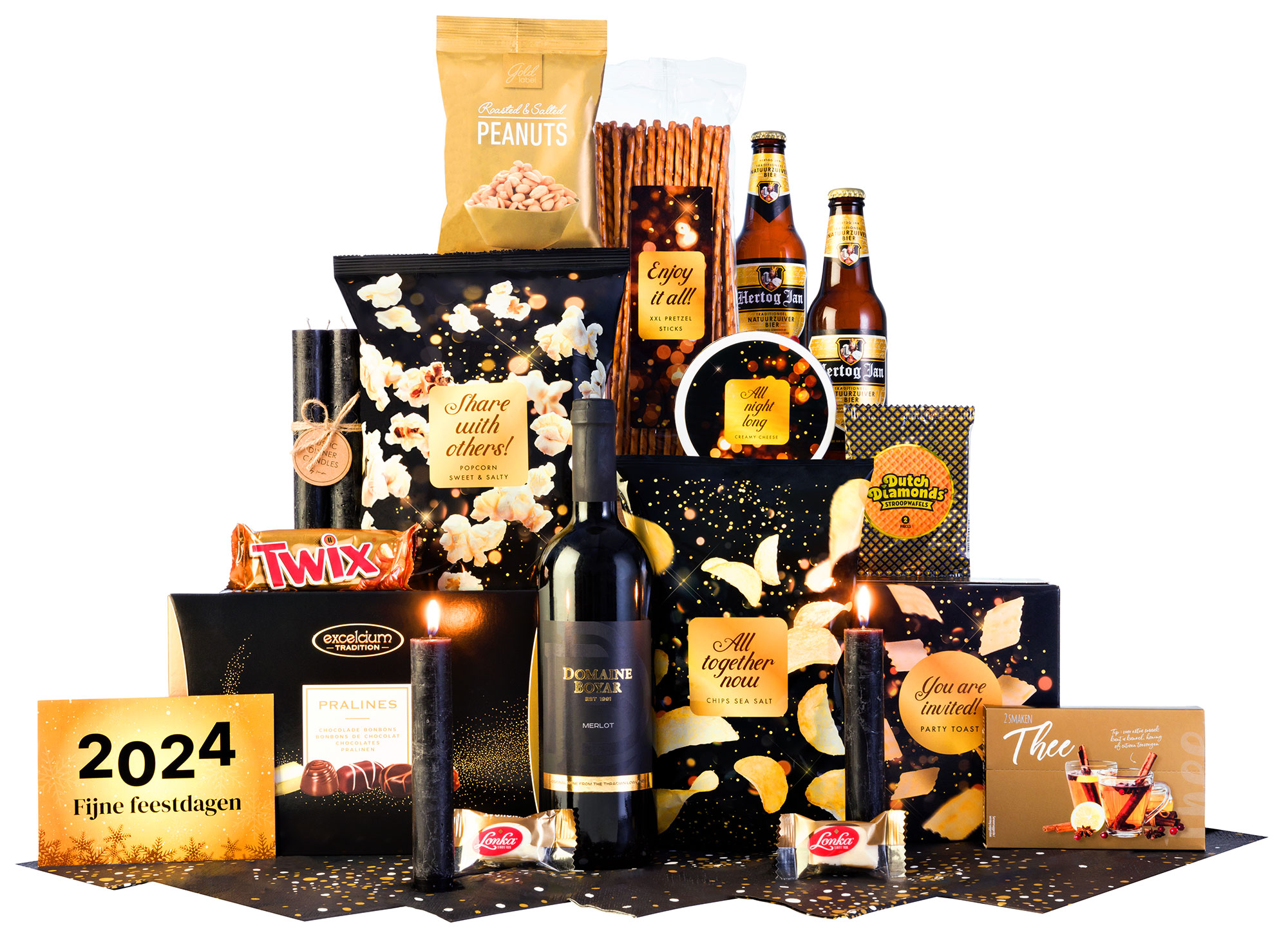 Kerstkriebels bedrukken met logo