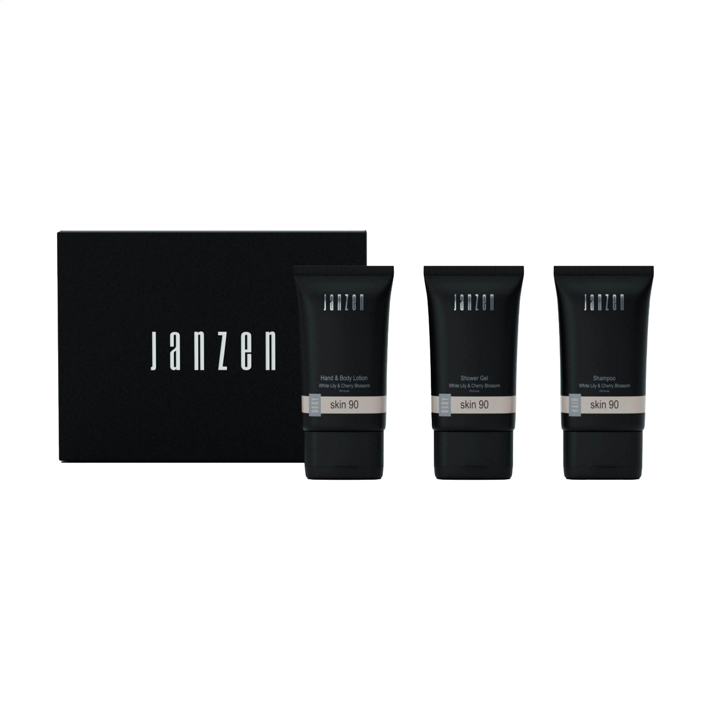 JANZEN Direct Mail Giftset Skin 90 - 3 items bedrukken met logo