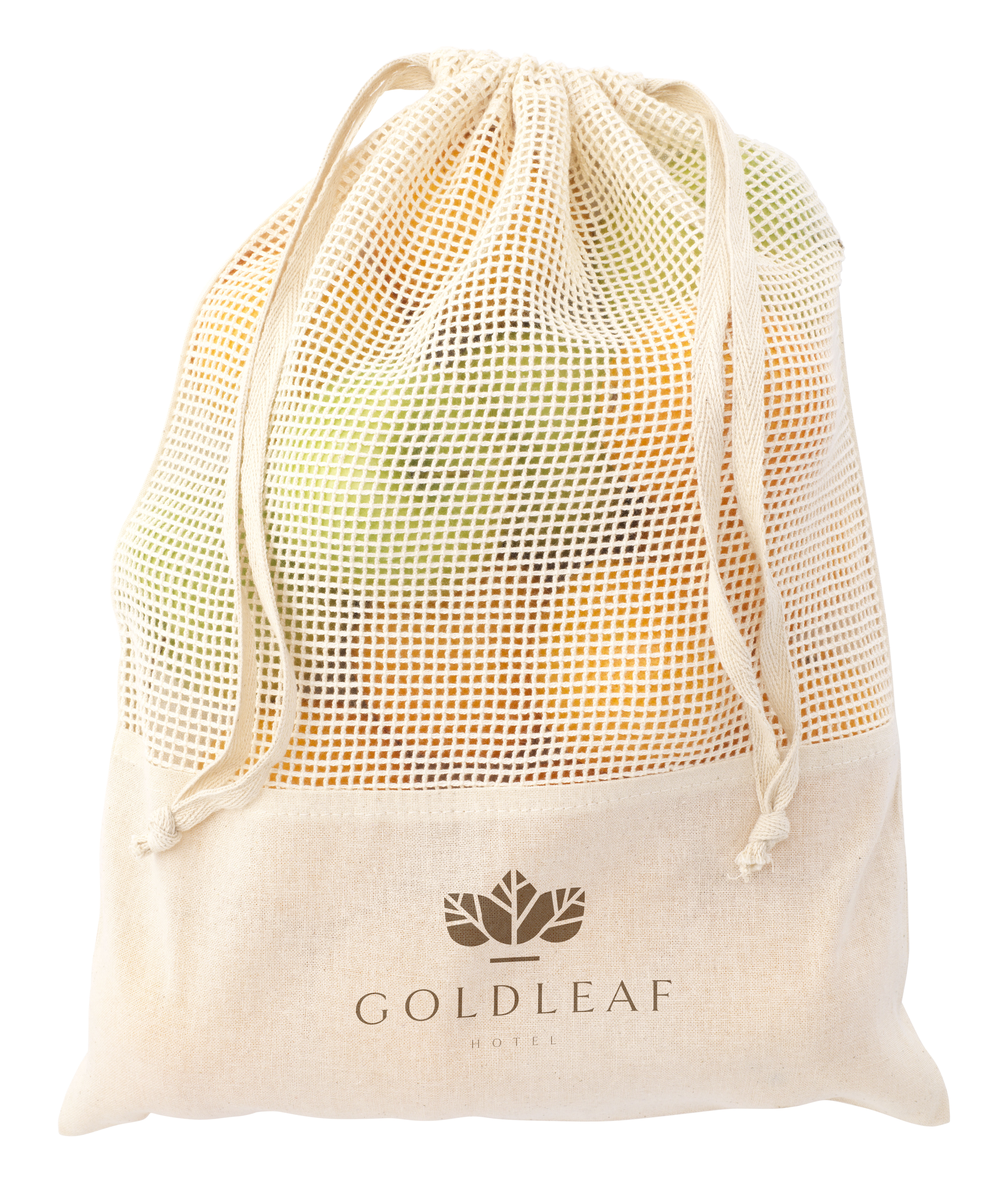 Organic Mesh tas bedrukken met logo
