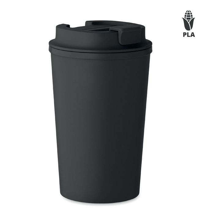 PLA dubbelwandige beker 350ml bedrukken met logo