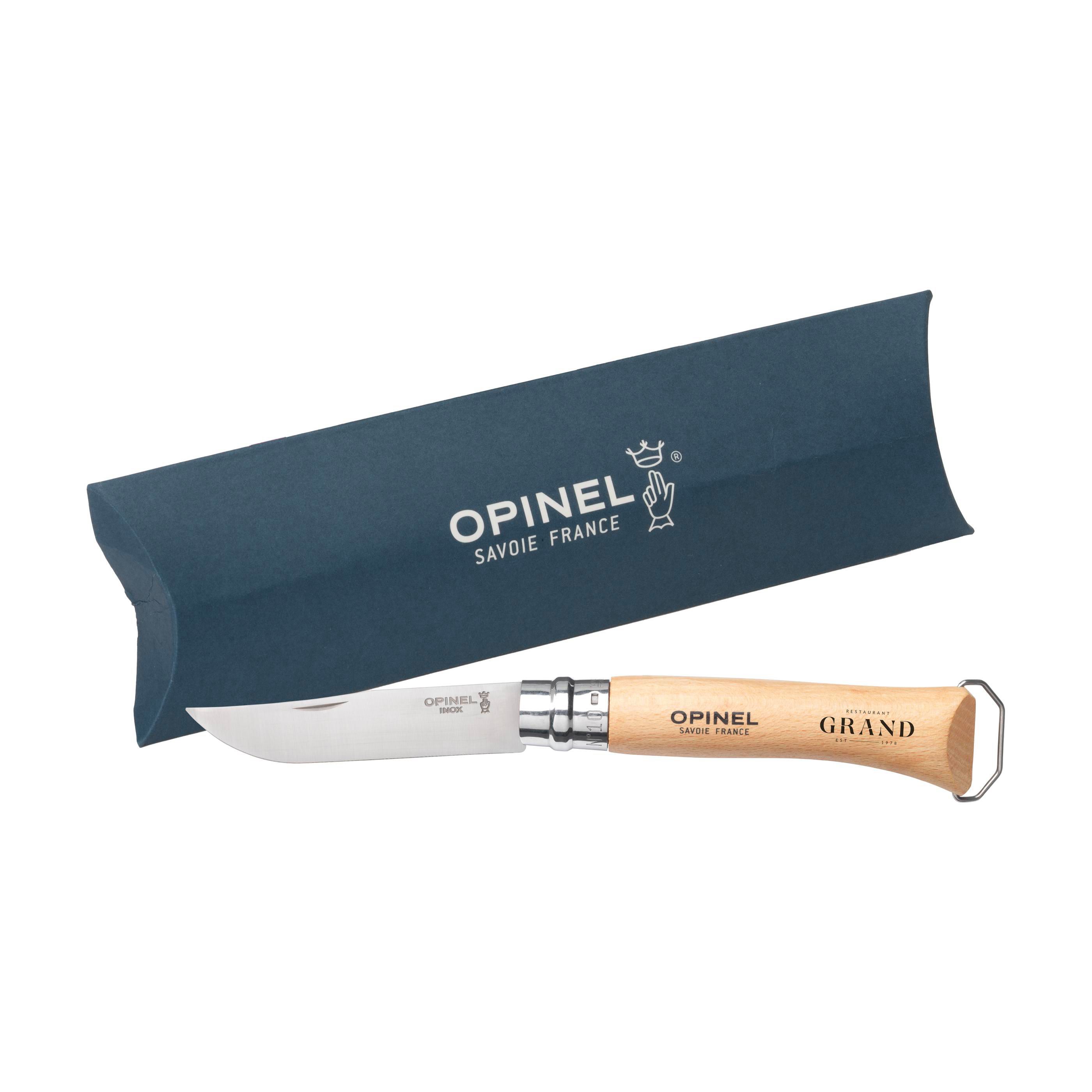 Opinel No 10 Kurkentrekker Flesopener in sleeve bedrukken met logo