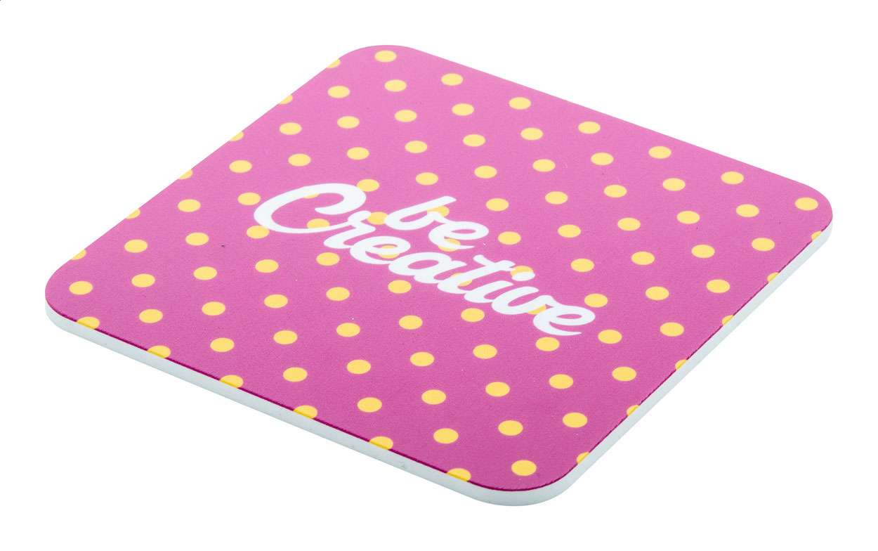 vierkant onderzetter bedrukken met logo