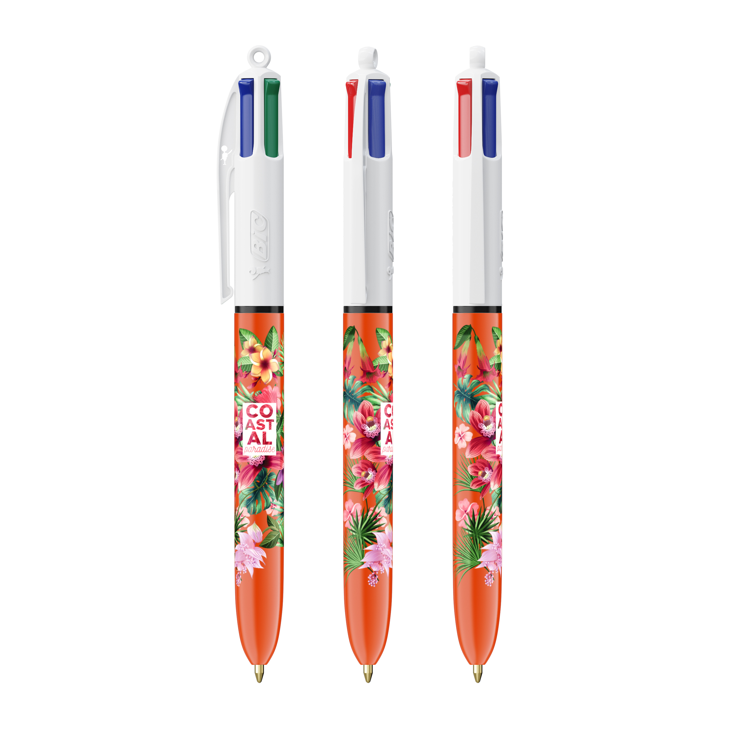 BIC® 4 Colours® Fine ball pen bedrukken met logo