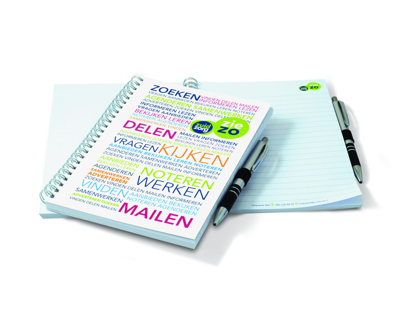 New Wire-o Penblok A5 bedrukken met logo