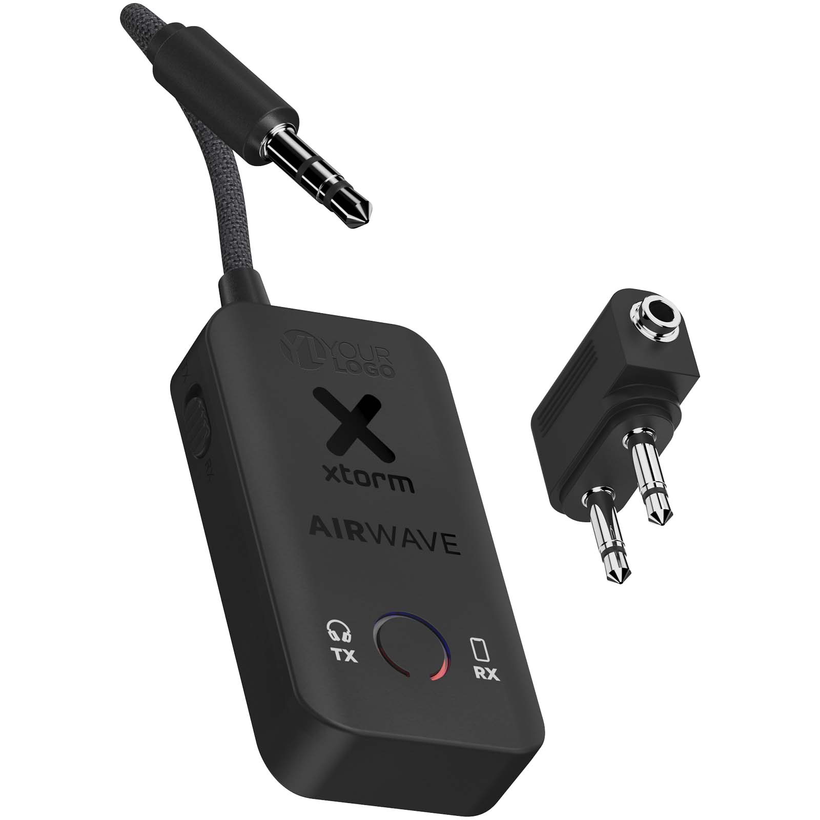Xtorm XAWBT01 AirWave draadloze audio-adapter bedrukken met logo