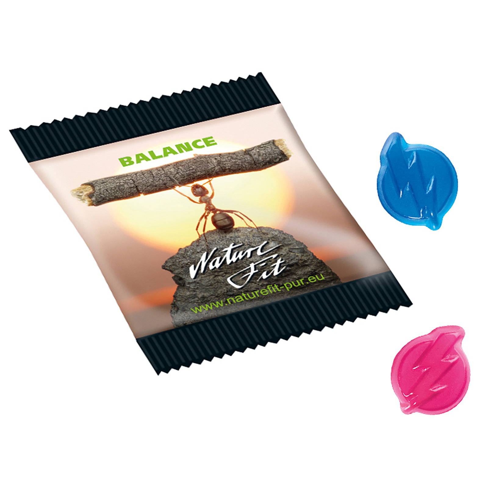 Vruchtengummies energy bedrukken met logo