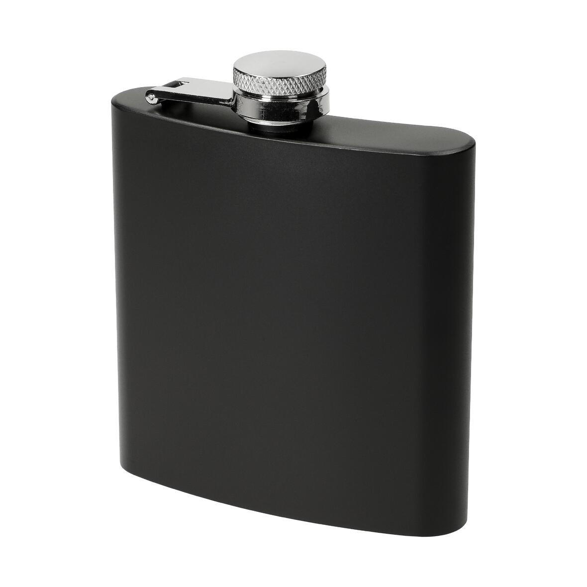 Hip flask ‘Noir’ bedrukken met logo