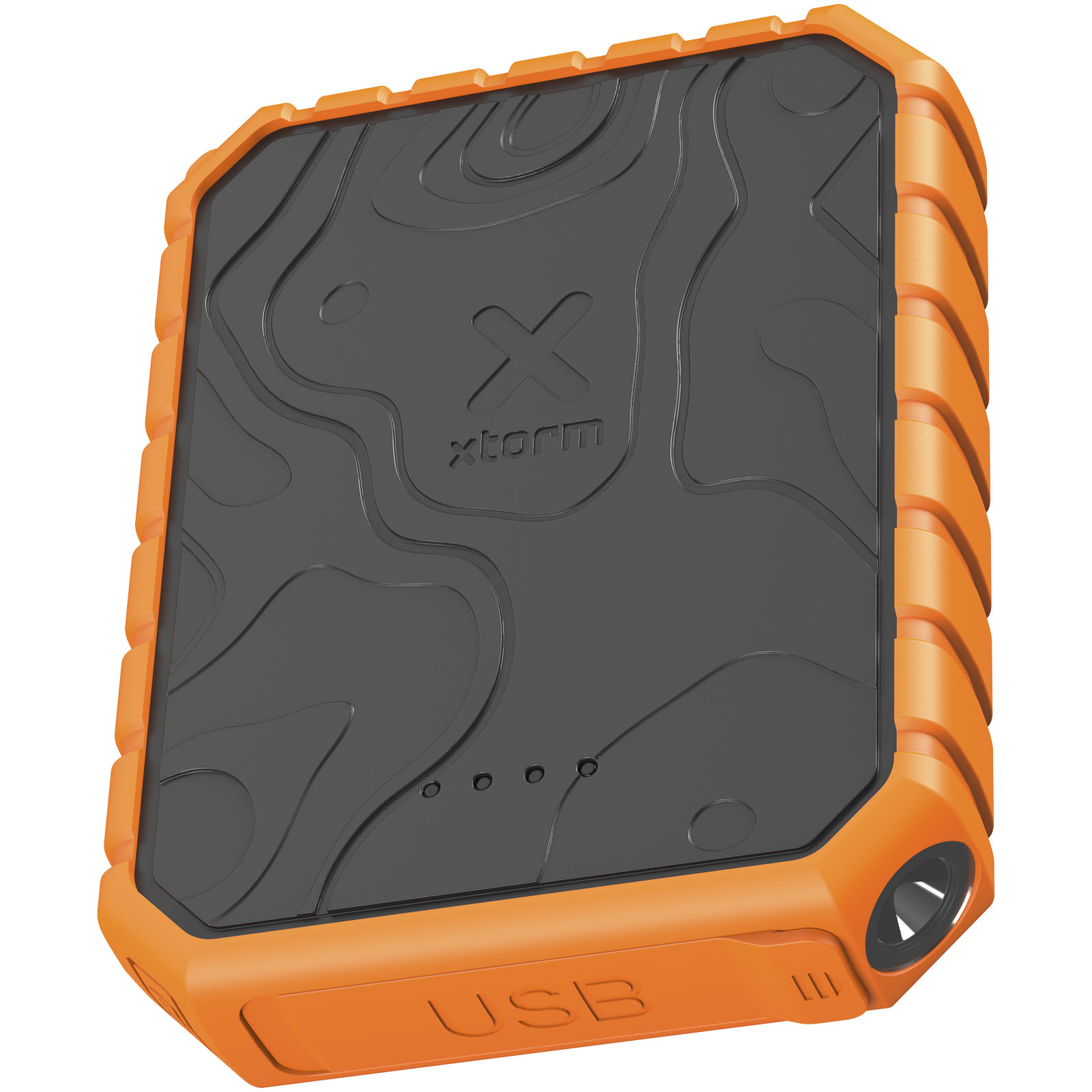 Xtorm XR201 Xtreme waterdichte robuuste powerbank met zaklamp 10.000 mAh 20 W QC3.0 bedrukken met logo