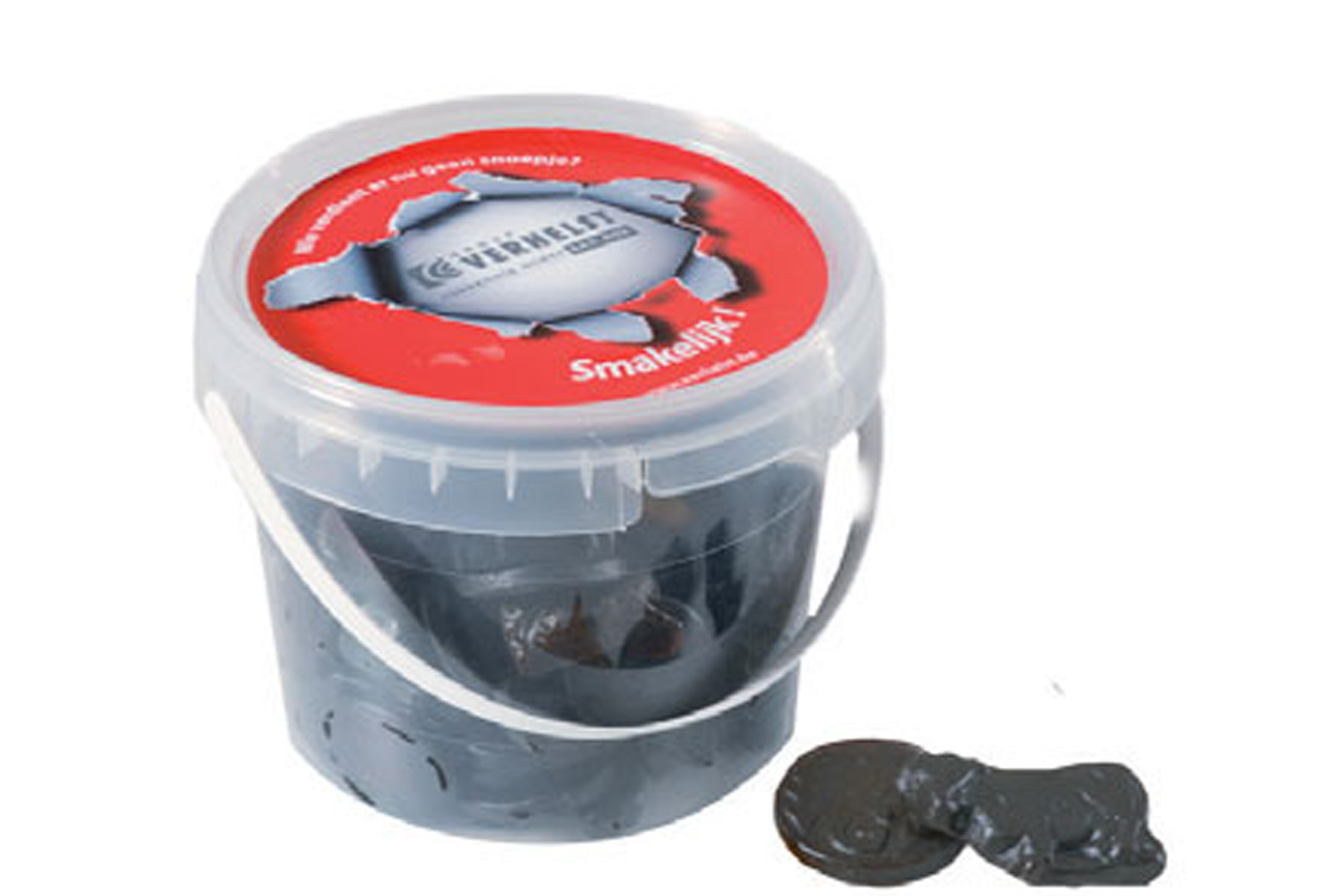 Emmertje met dropjes bedrukken met logo