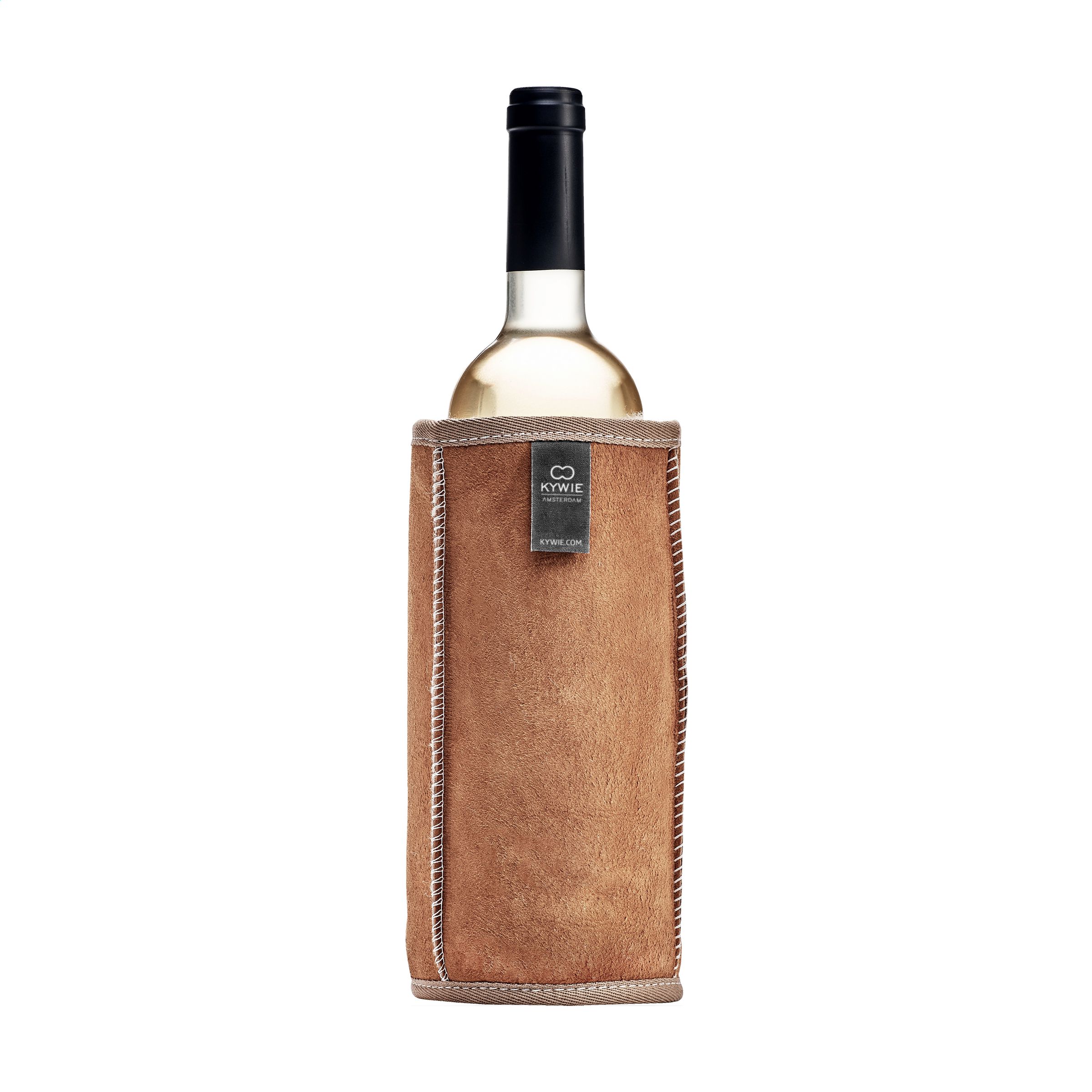KYWIE Wine Cooler Camel Suede wijnkoeler bedrukken met logo