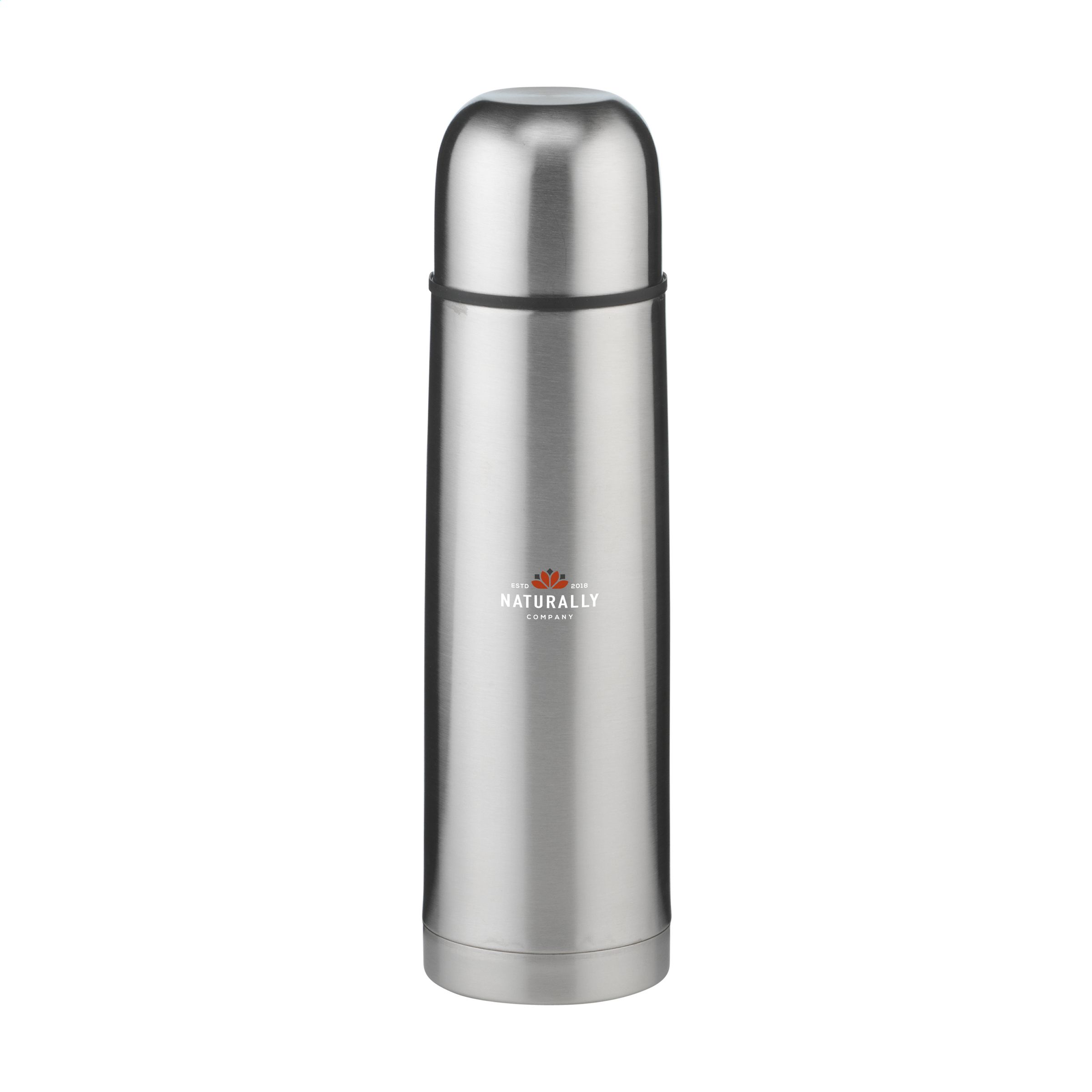 Thermotop Midi RCS Recycled Steel 500 ml thermosfles bedrukken met logo