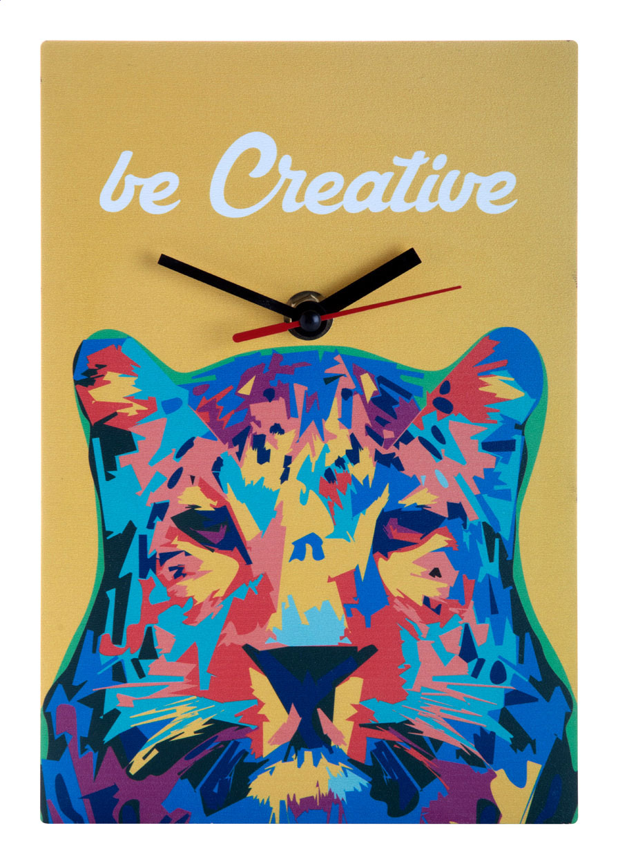 custom made muur klok bedrukken met logo