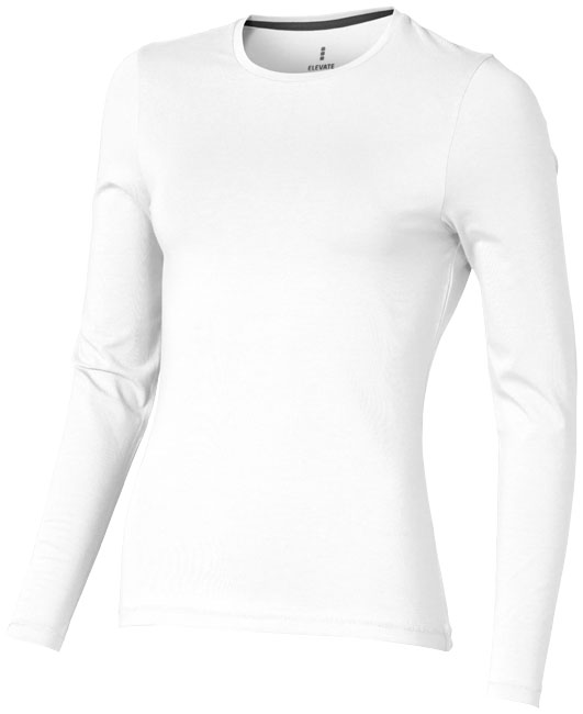 LongSleeve organisch dames t-shirt (200 g/m²) bedrukken met logo