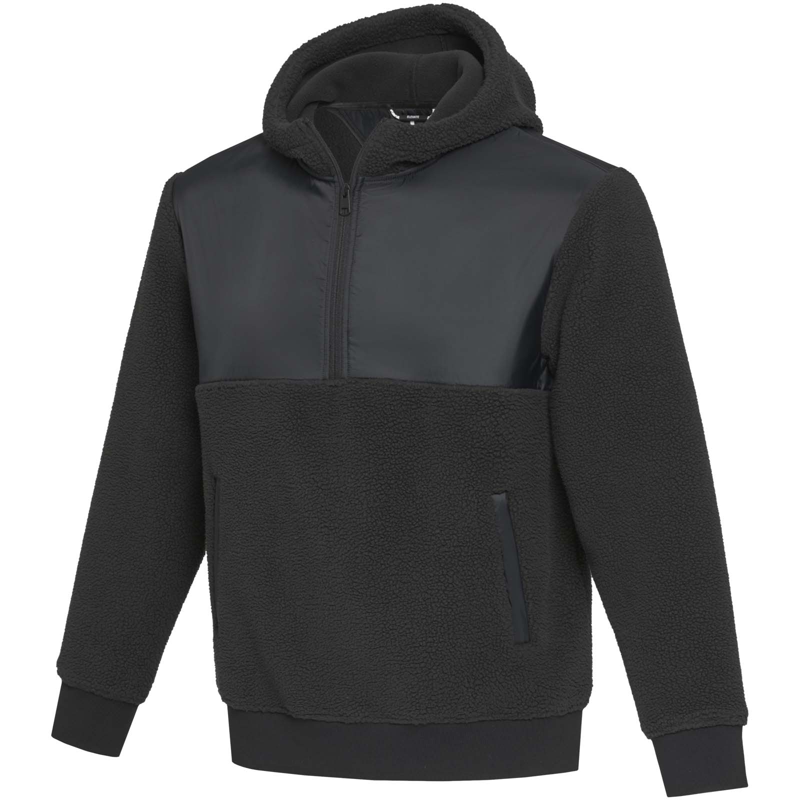 Evans uniseks gerecyclede sherpa fleece bedrukken met logo