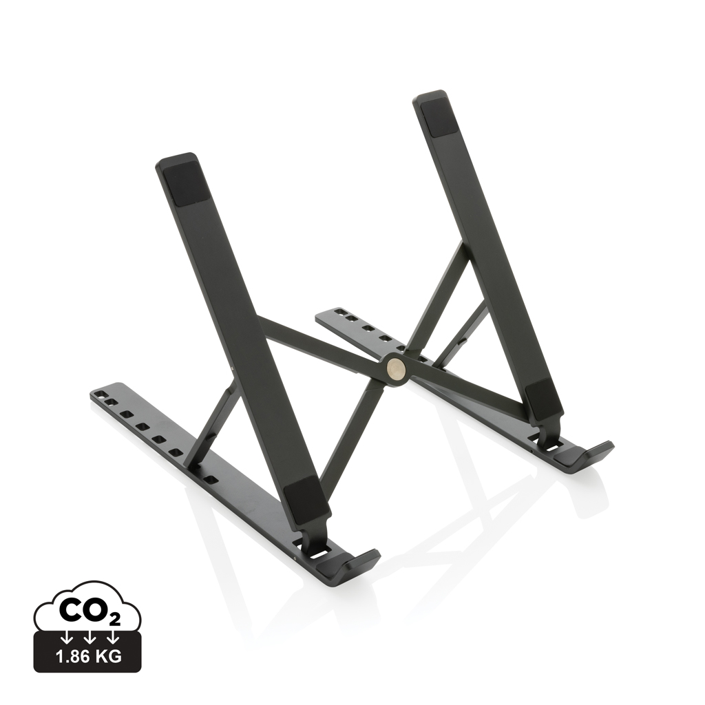 Terra RCS Gerecycled aluminium laptop/tablet stand bedrukken met logo