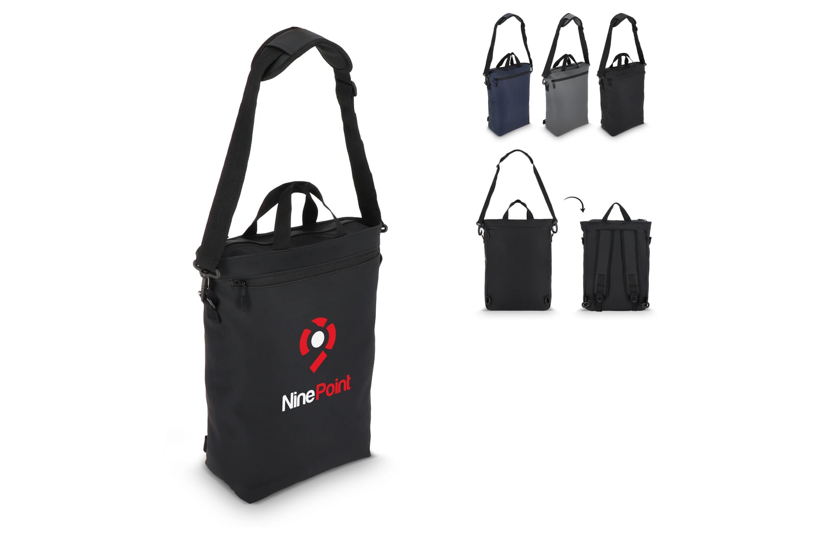 PU Kyiv laptoprugzak 28 x 42 x 12.5 cm bedrukken met logo