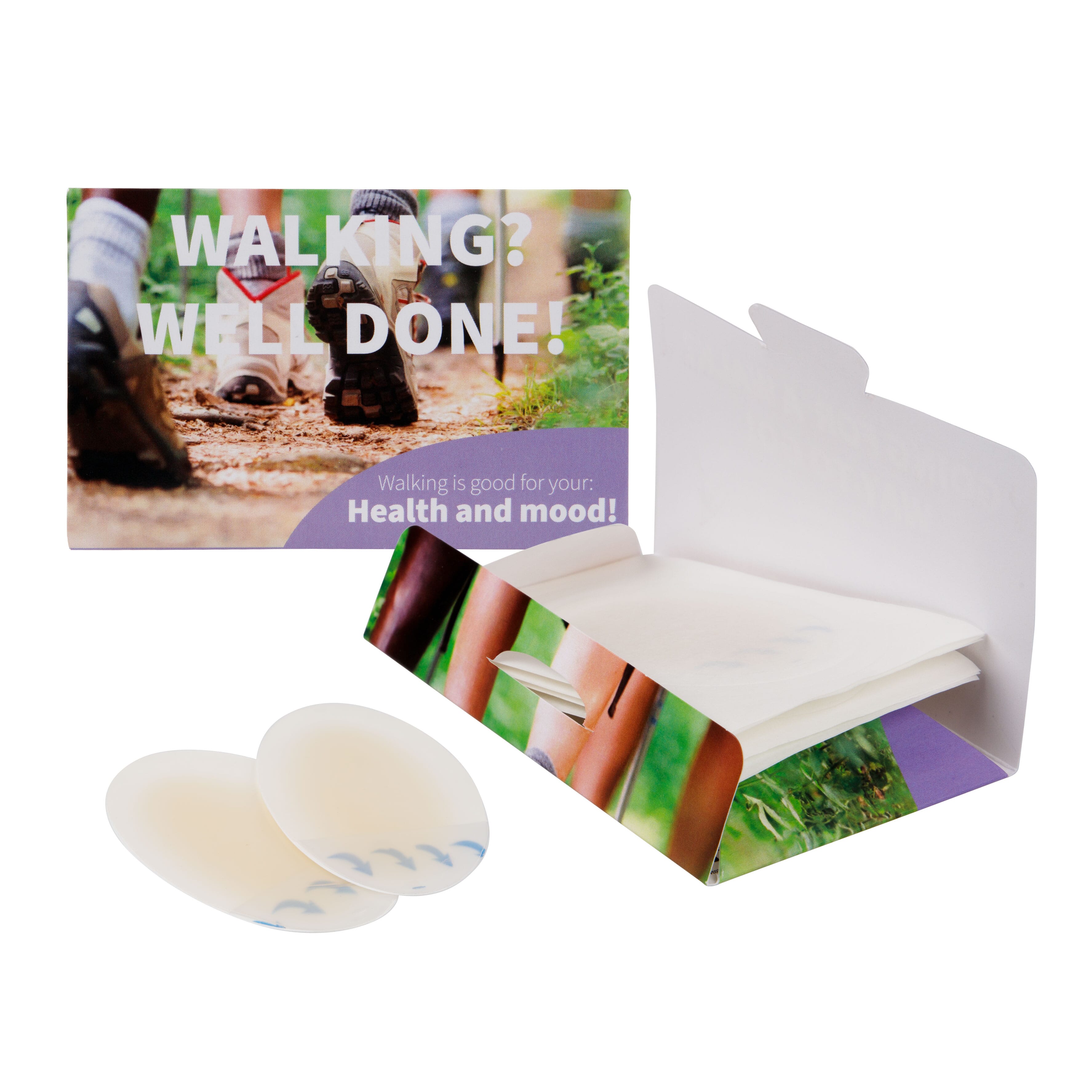 Blarenpleisters in envelop bedrukken met logo