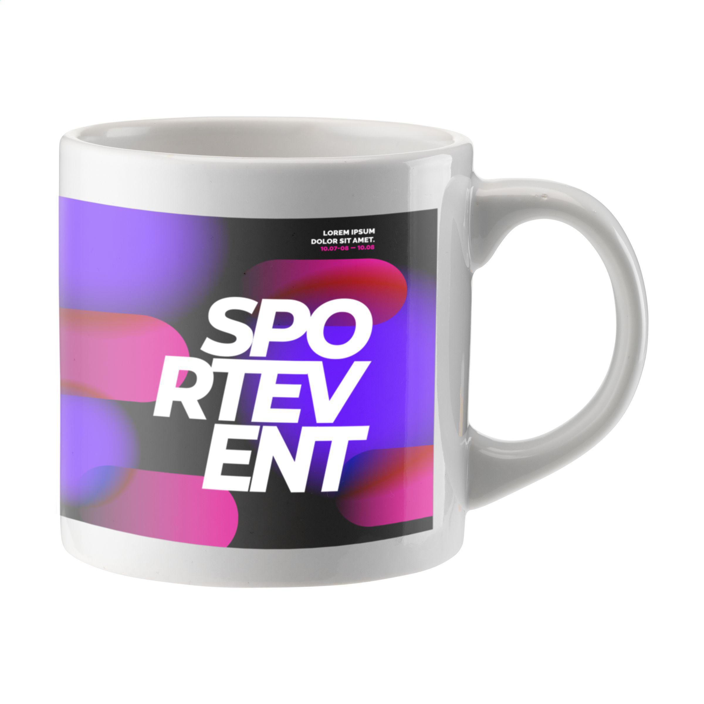 Full colour mok (200 ml) bedrukken met logo